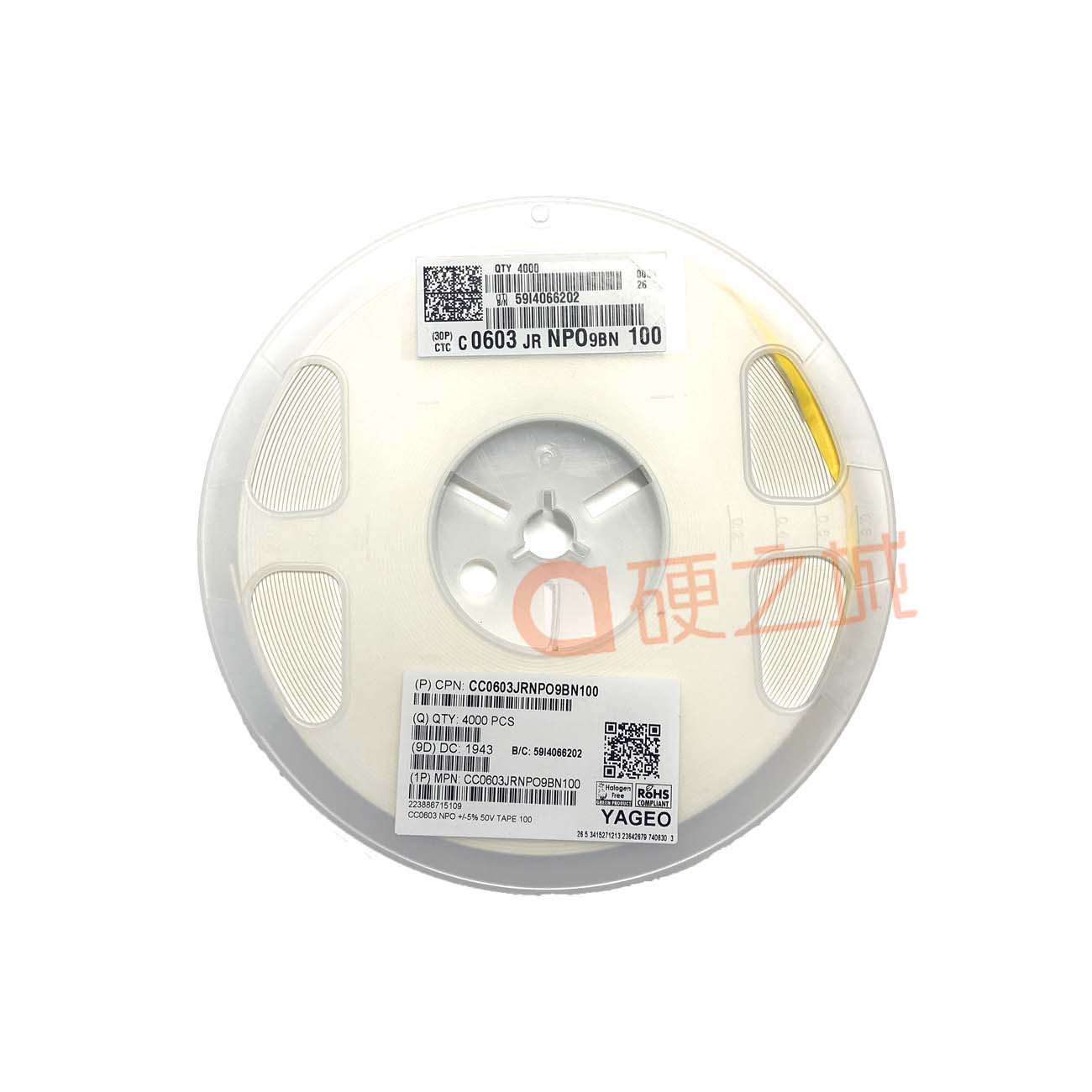 CC0603JRNPO9BN100价格|供应商厂家|数据手册|规格参数|优势型号 - 硬之城元器件采购网